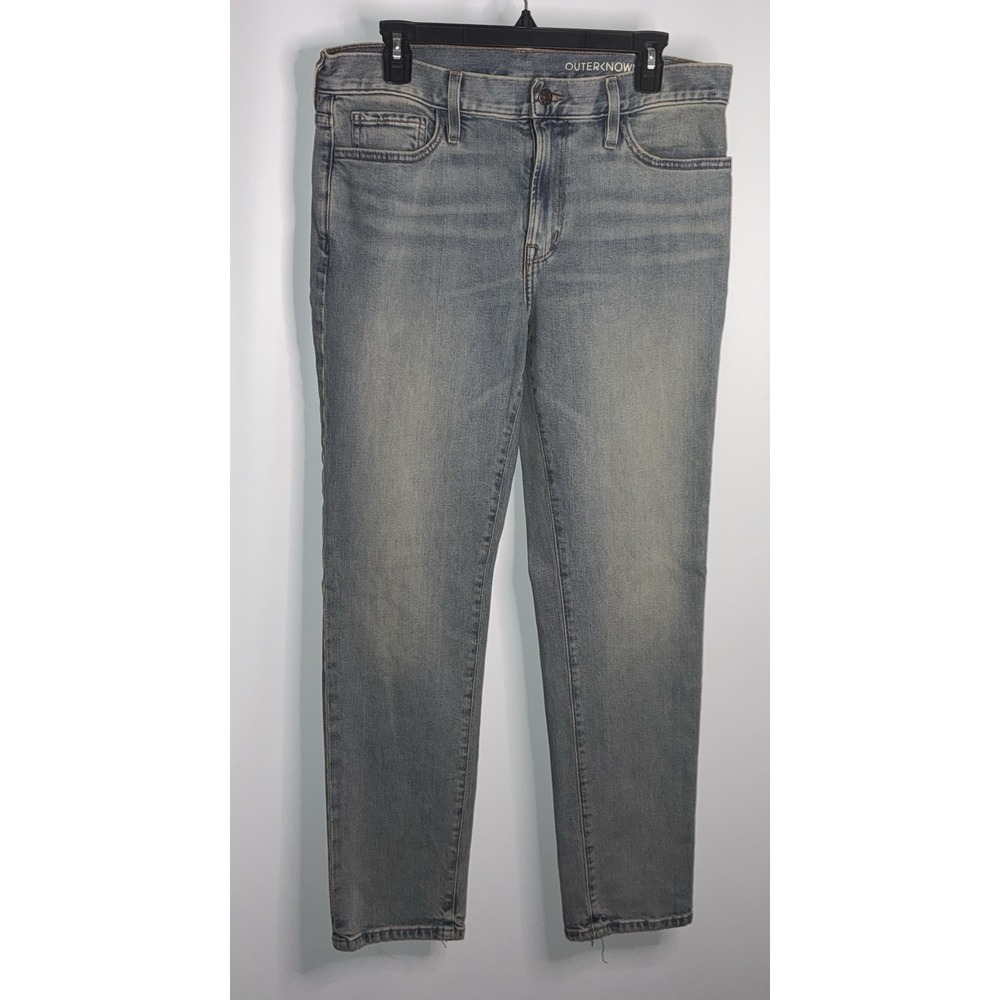 Outerknown Jeans Men's Size 33 x 30 SEA Jean OK Med Lt‎ Wash Blue Faded Shade F